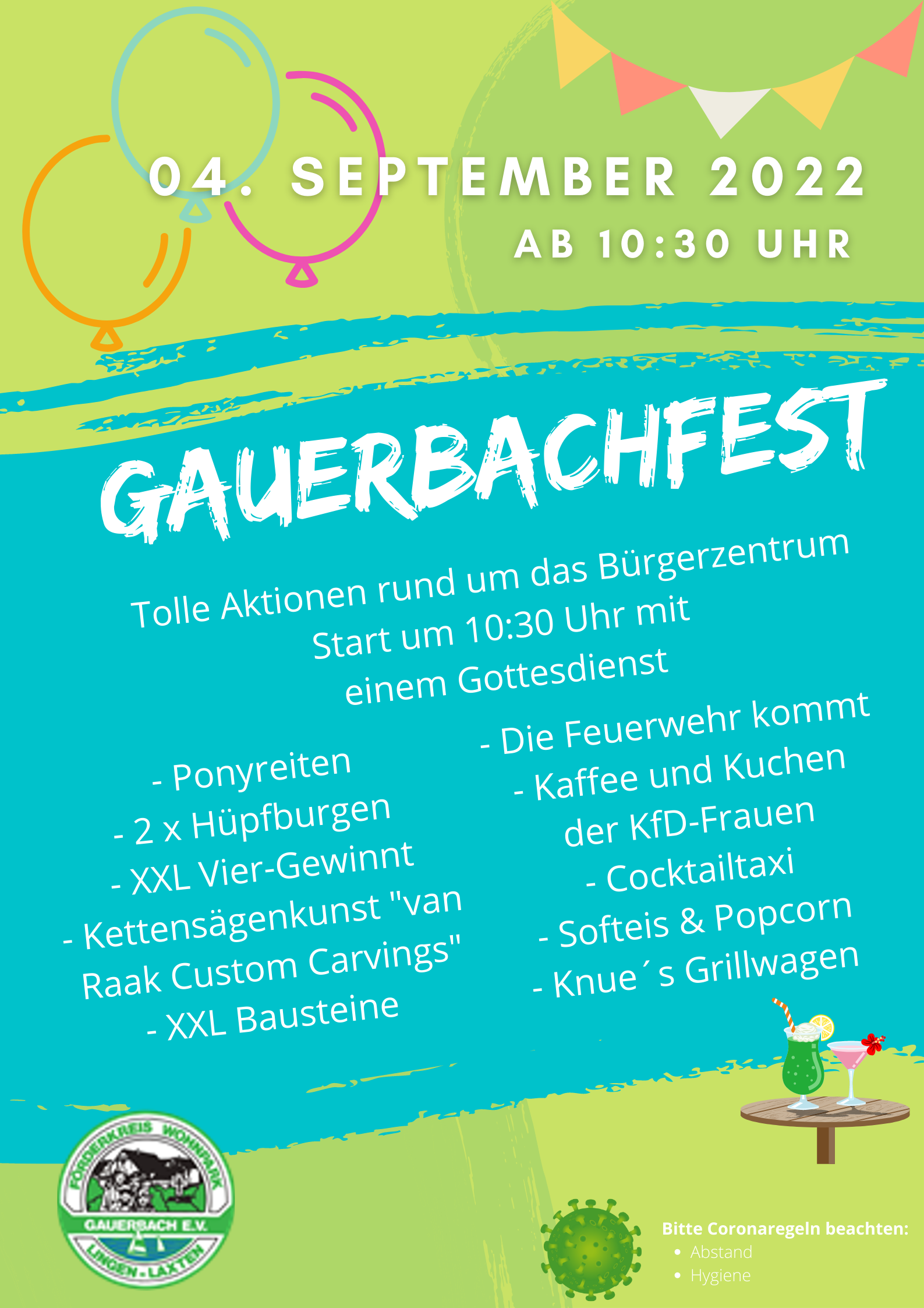 Plakat Gauerbachfest 2022